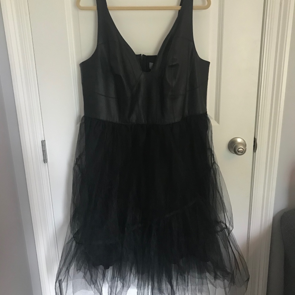 Anthropology Plus Adorable 18W Black Cocktail Dress